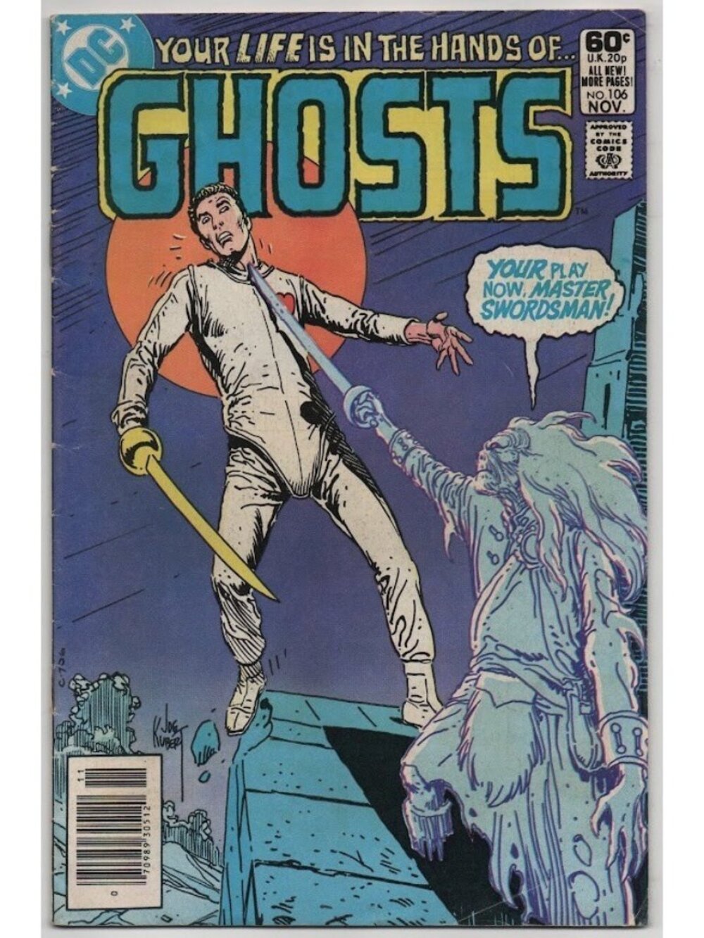 Ghosts 106 DC Comics 1981 VG+ 4.5 Master Swordsman
